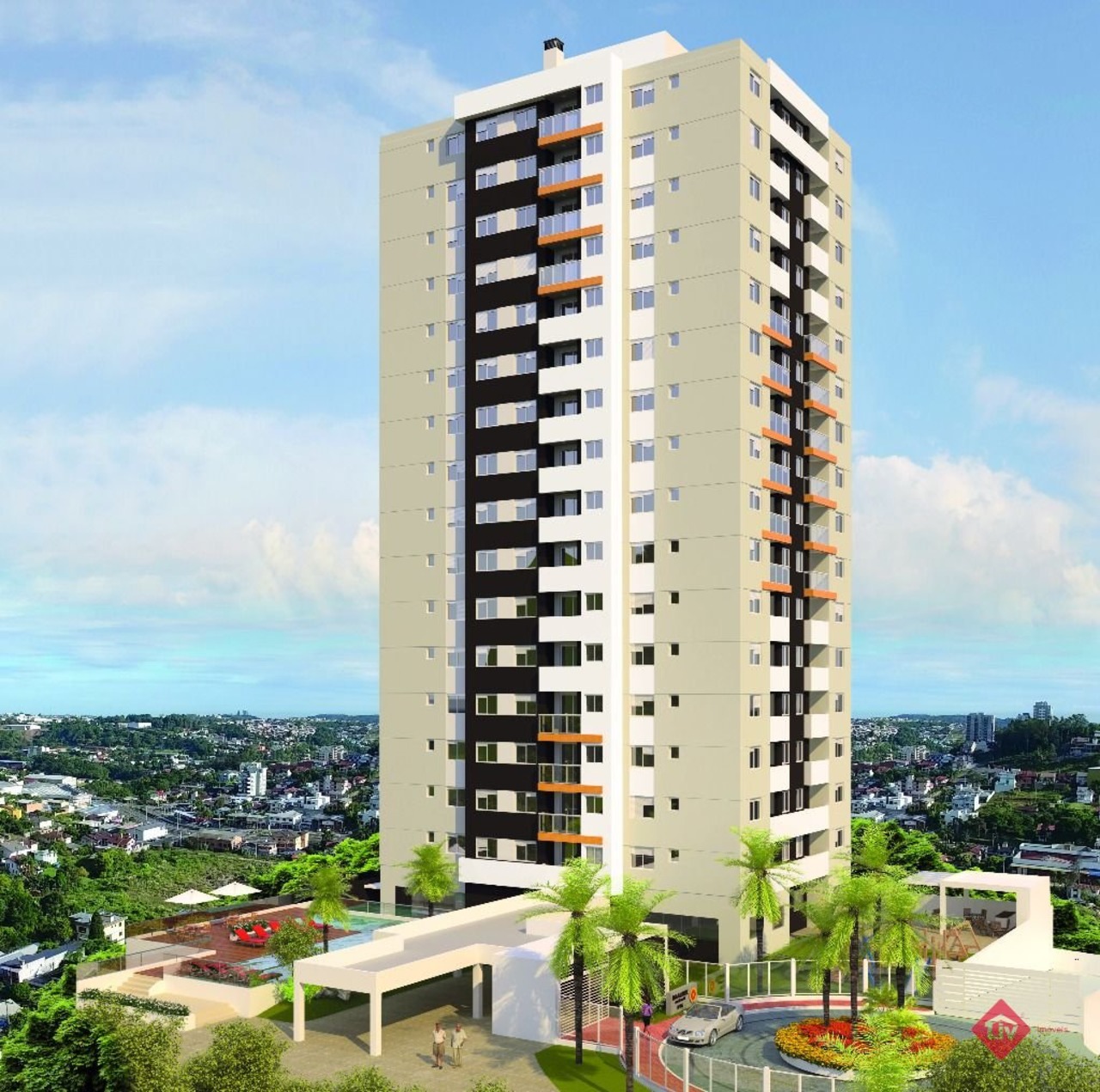 Apartamento com 2 quartos à venda, 56m² em Caxias do Sul, RS