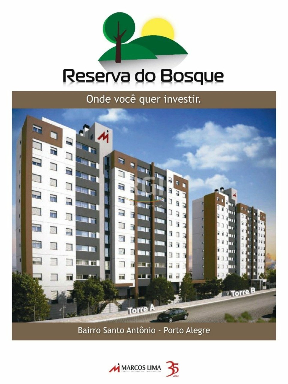 Apartamento com 3 quartos à venda, 68m² em Rua Humberto de Campos, Santo Antônio, Porto Alegre, RS