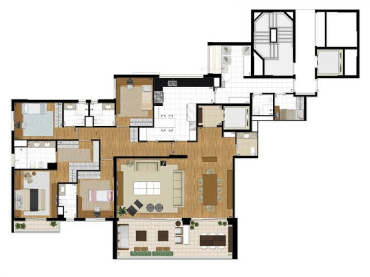 Apartamento com 4 quartos à venda, 243m² em Rua Wagih Assad Abdalla, Morumbi, São Paulo, SP