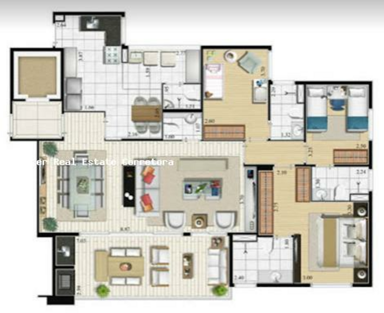 Apartamento com 3 quartos à venda, 137m² em Campinas, SP