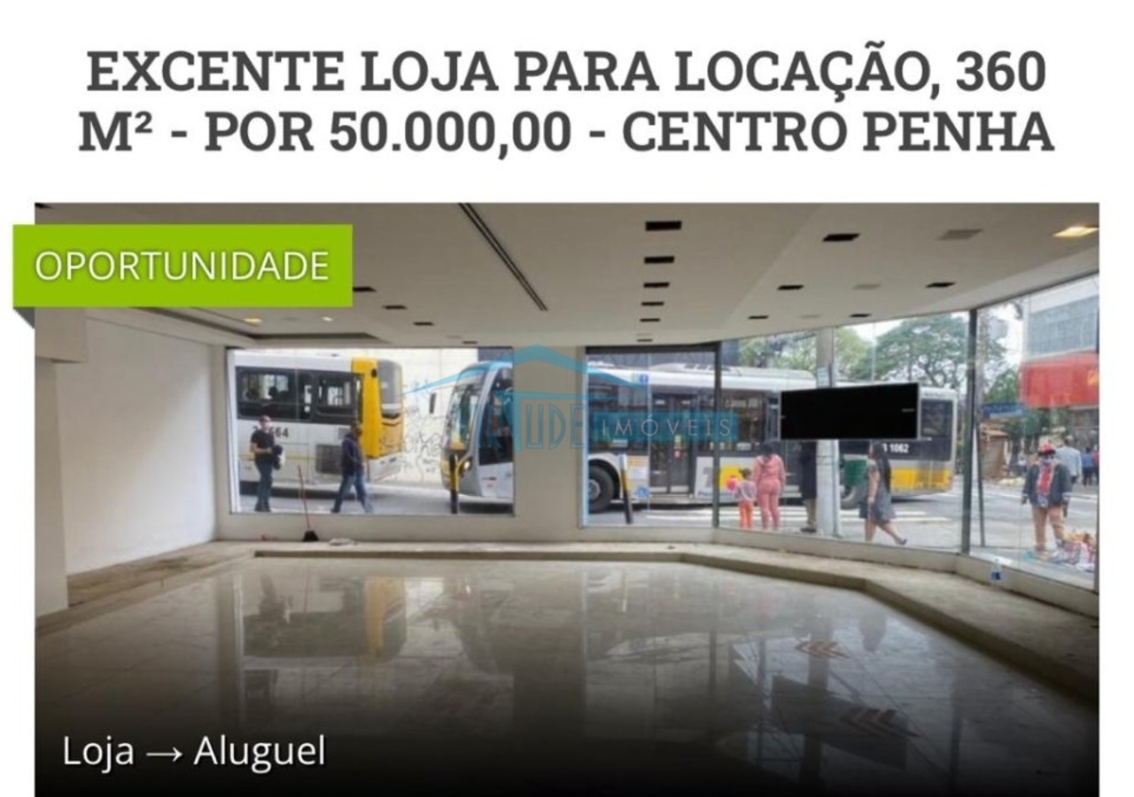 Comercial com 0 quartos para alugar, 360m² em Penha, São Paulo, SP