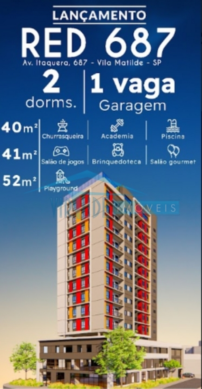 Apartamento com 2 quartos à venda, 41m² em Aricanduva, São Paulo, SP