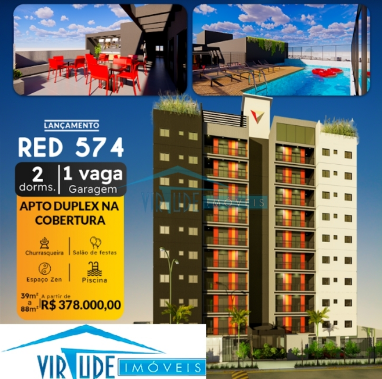 Apartamento com 2 quartos à venda, 39m² em Rua Templários, Vila Formosa, São Paulo, SP